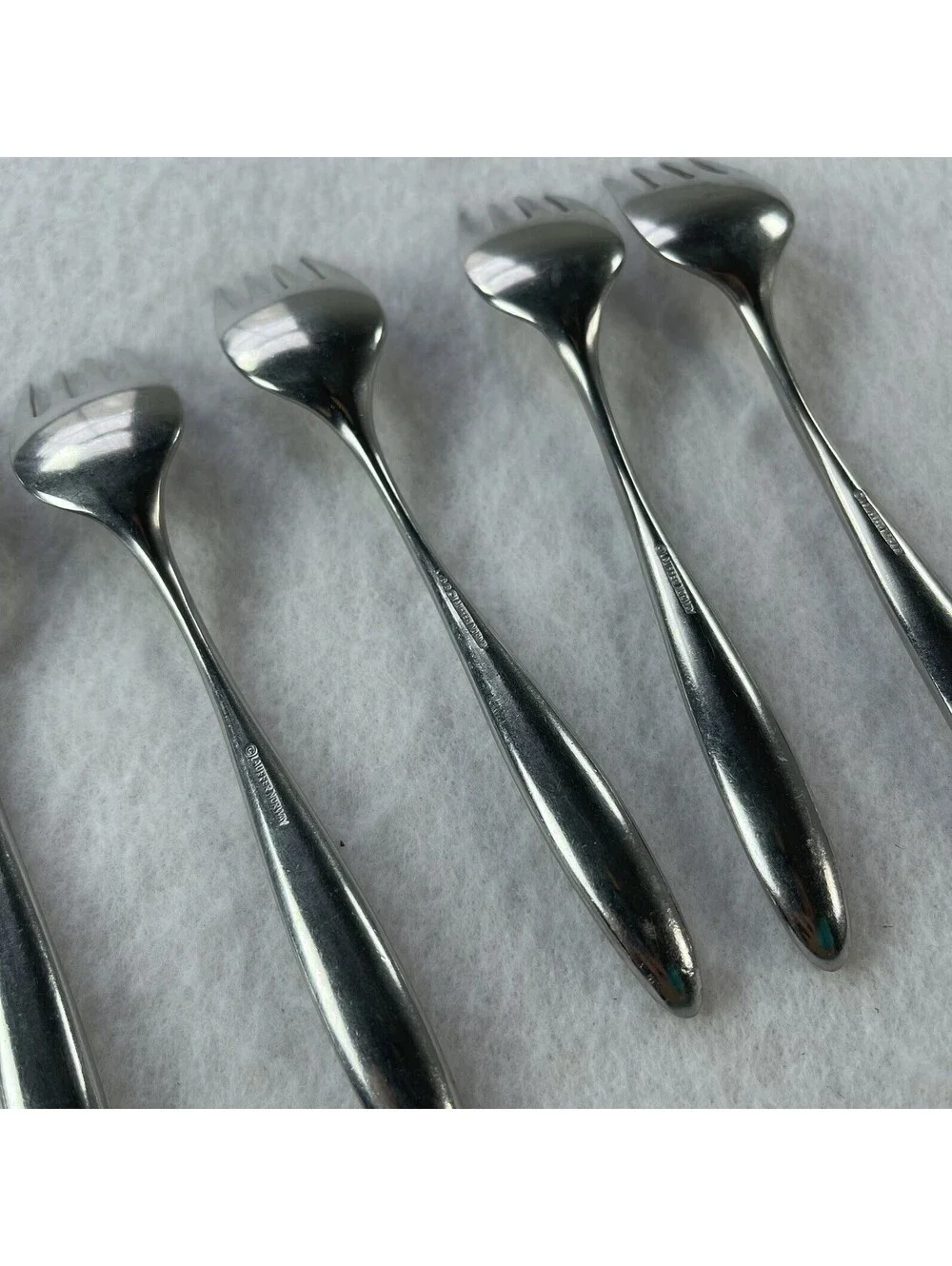 Lauffer Norway Salad Fork Set of 6 Stainless 6 1/8